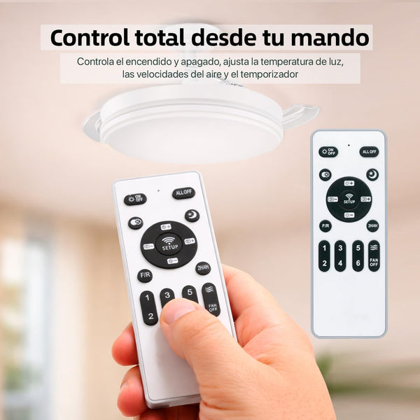 Ventilador de Techo con Luz Relajante