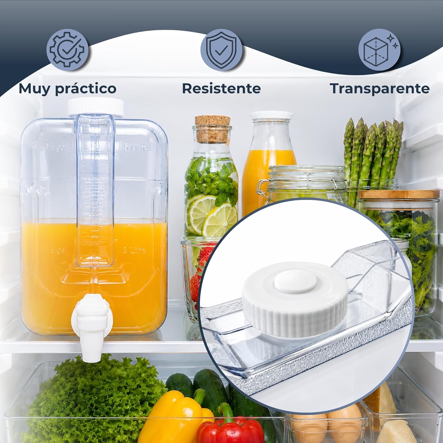 Dispensador Ergonómico de Bebidas